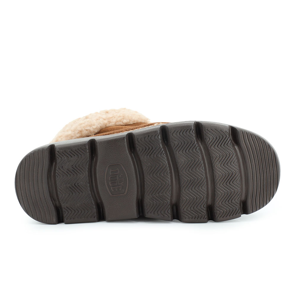 Ghete cu șiret tip mocasini femei Hey Dude Austin Edge Lounge Suede  maro 3092DG45638VM