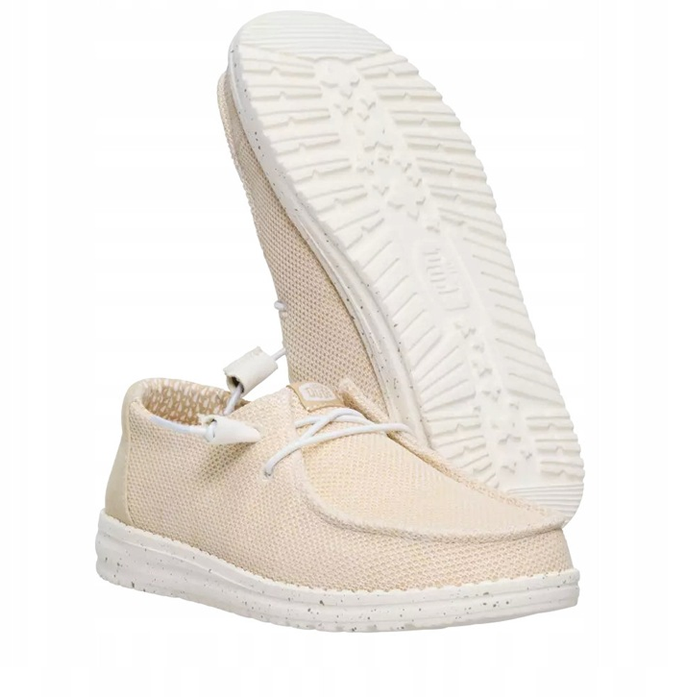 Mocasini ușori femei HeyDude Wendy Stretch Sox bej 3091DM41878BE - imagine 2