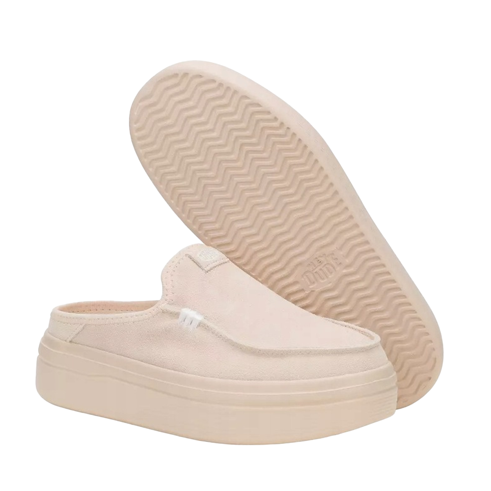 Saboți femei HeyDude Austin Lift Classic roz din piele întoarsă 3091DST41272VRO - imagine 2