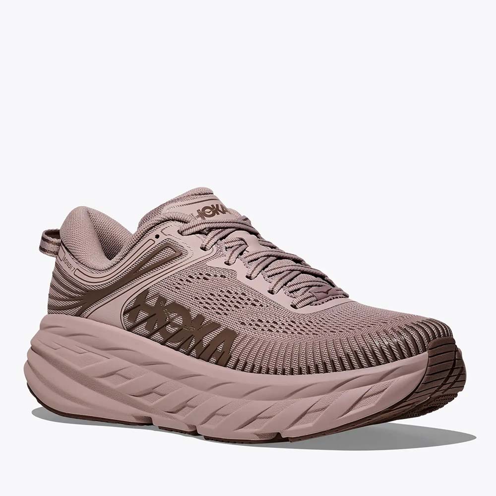 Pantofi sport femei Hoka Bondi 7 nude 3961DPS1110519NU - imagine 2