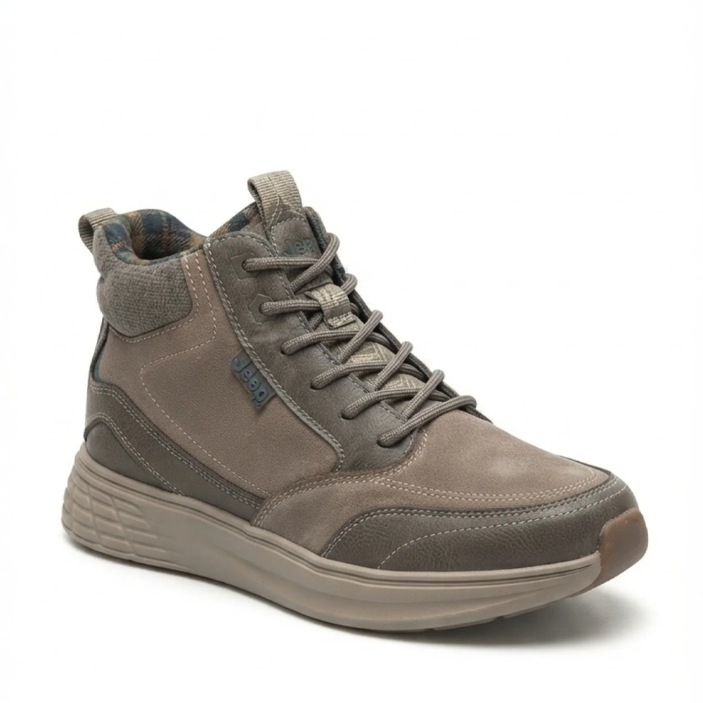 Ghete cu șiret bărbați Jeep Midway Boot taupe 3952BG62040VTA