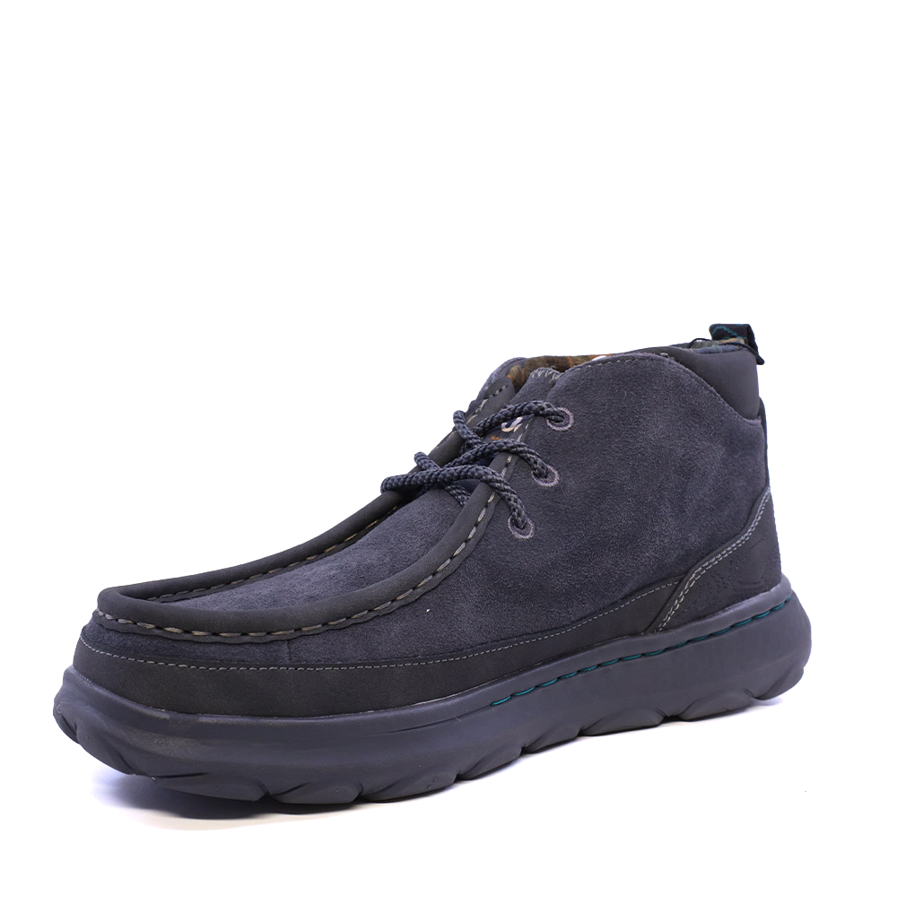 Ghete cu șiret  tip mocasini bărbați Jeep KAUAI WALLA MID gri din piele 3952BG62021VGR