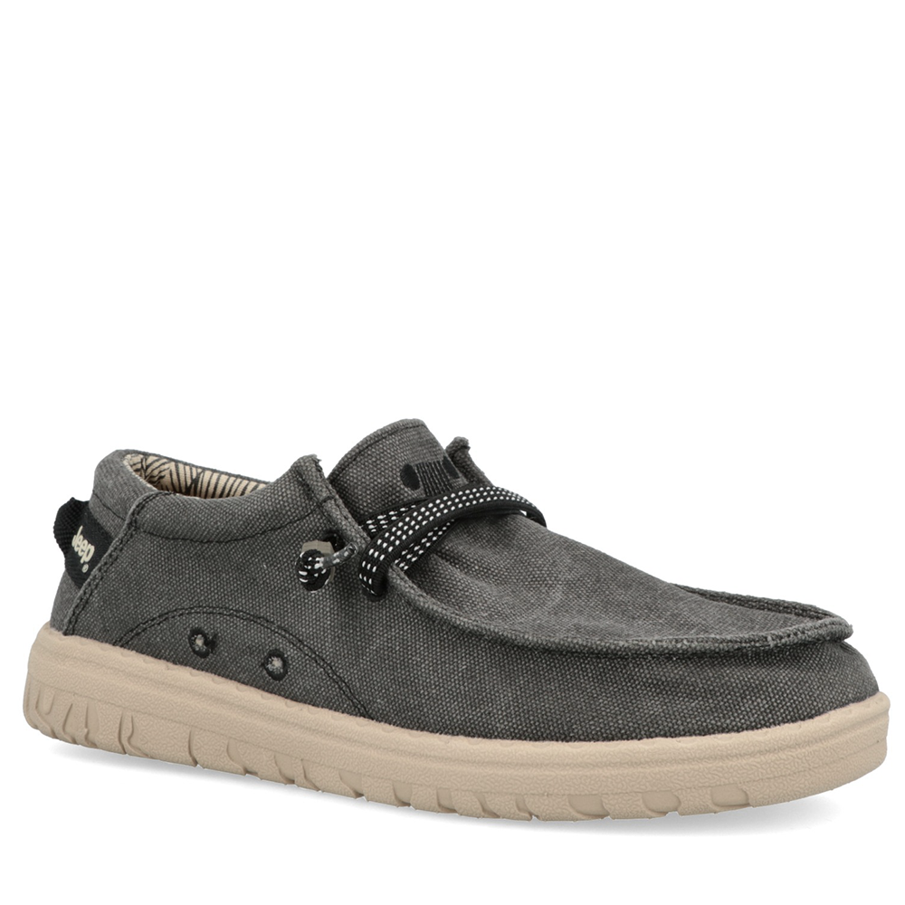 Mocasini ușori bărbați Jeep Samoa Wallabee negri 3951BM61110N - imagine 2