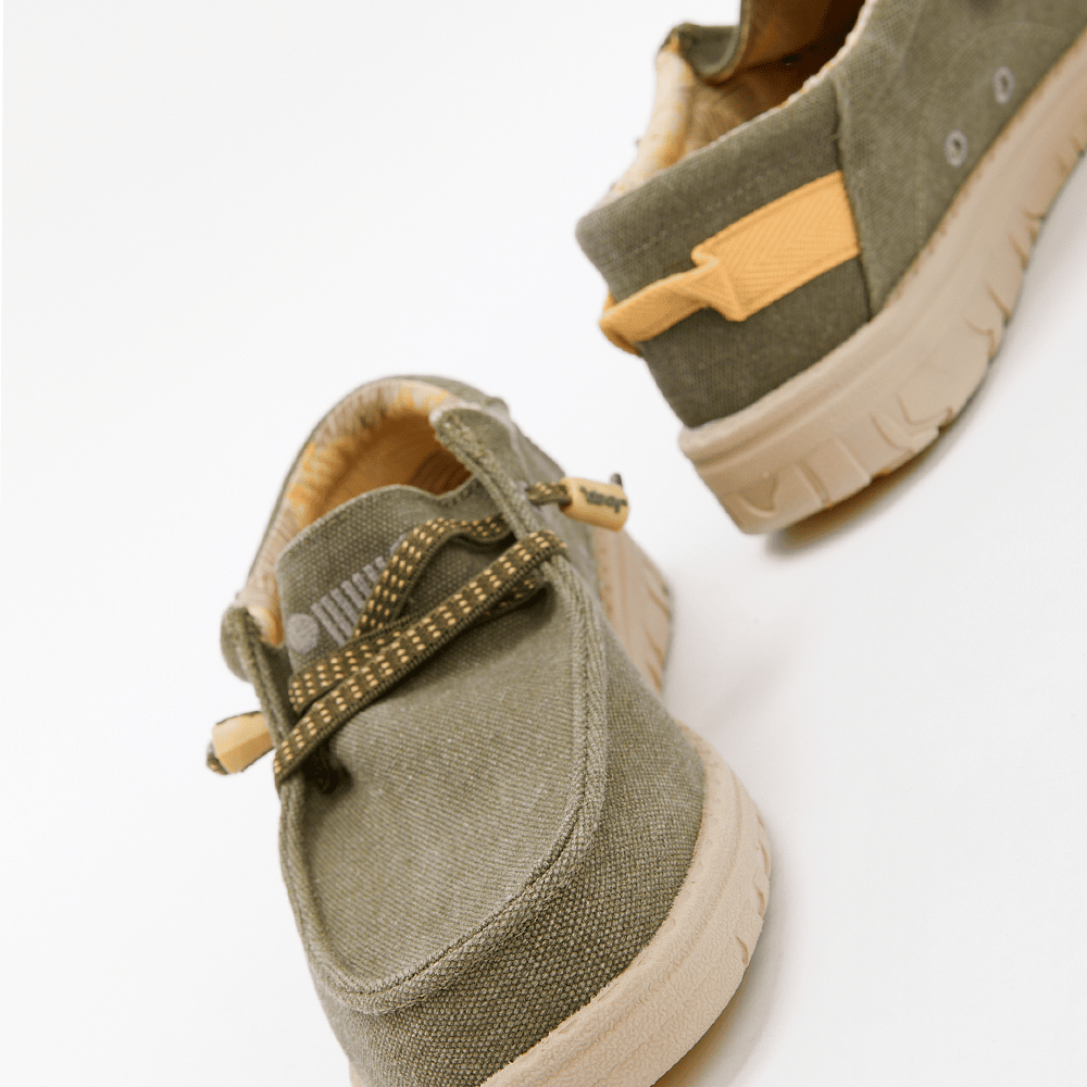 Mocasini ușori bărbați Jeep SamoaWallabee  kaki din textil 3959BM51032KA