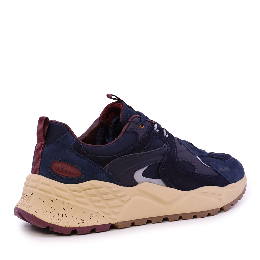 Sneakers bărbați Jeep Crossy bleumarin 3952BP62110VBL