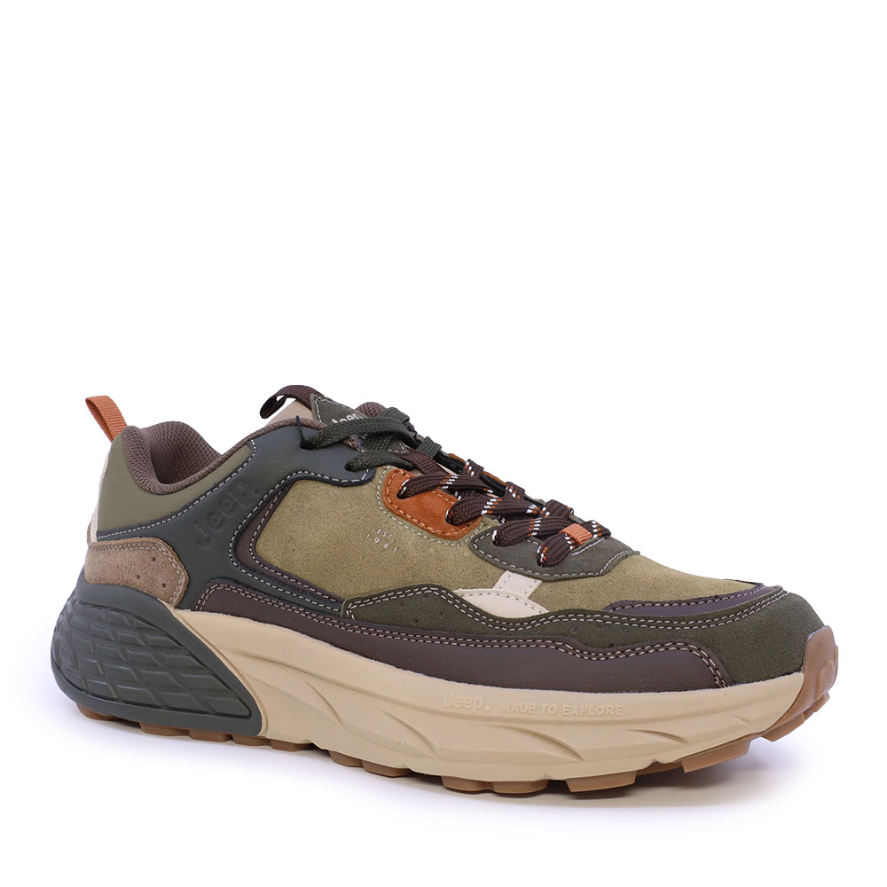 Sneakers bărbați Jeep Groove kaki 3952BP62080VKA