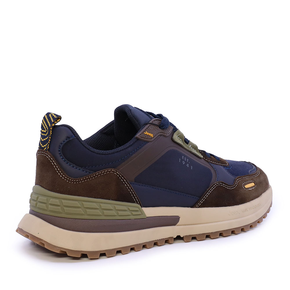 Sneakers bărbați Jeep Ground bleumarin 3952BP62100VBL