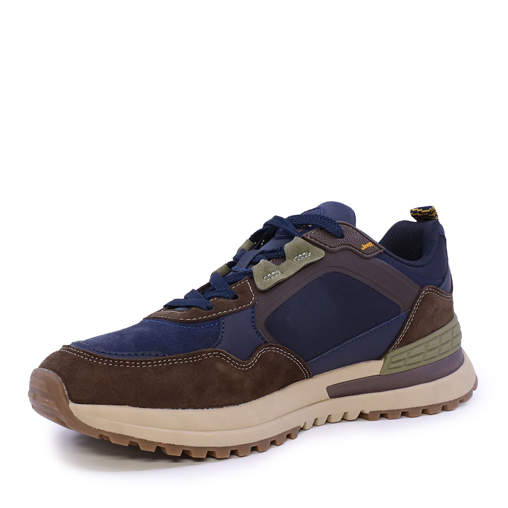 Sneakers bărbați Jeep Ground bleumarin 3952BP62100VBL