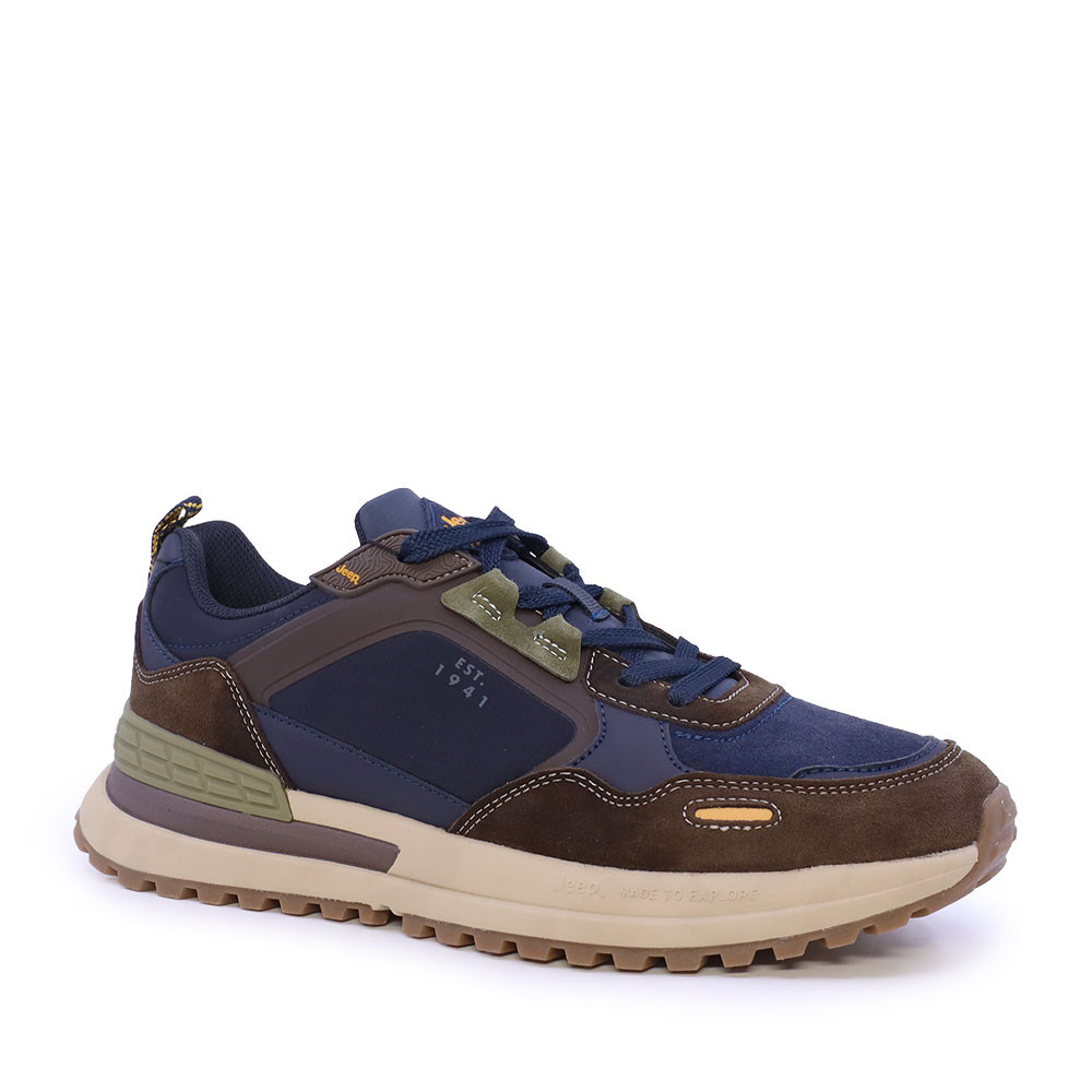 Sneakers bărbați Jeep Ground bleumarin 3952BP62100VBL