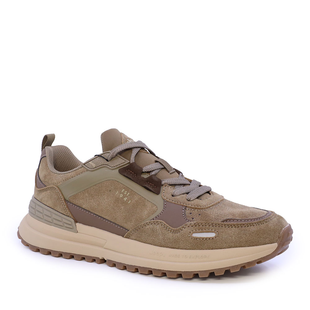 Sneakers bărbați Jeep Ground Mono kaki 3952BP62101VKA