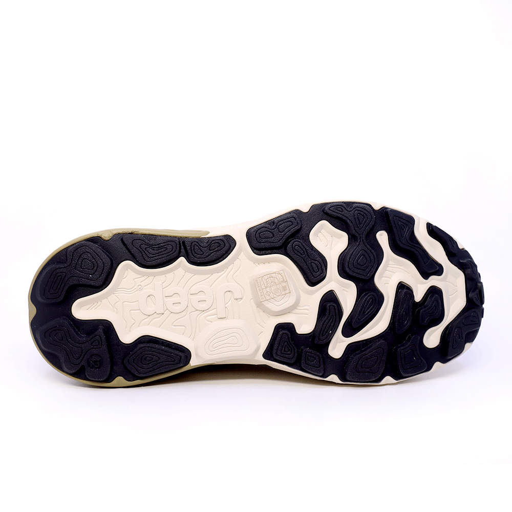 Sneakers bărbați Jeep taupe din piele întoarsă și textil 3951BP61004BE