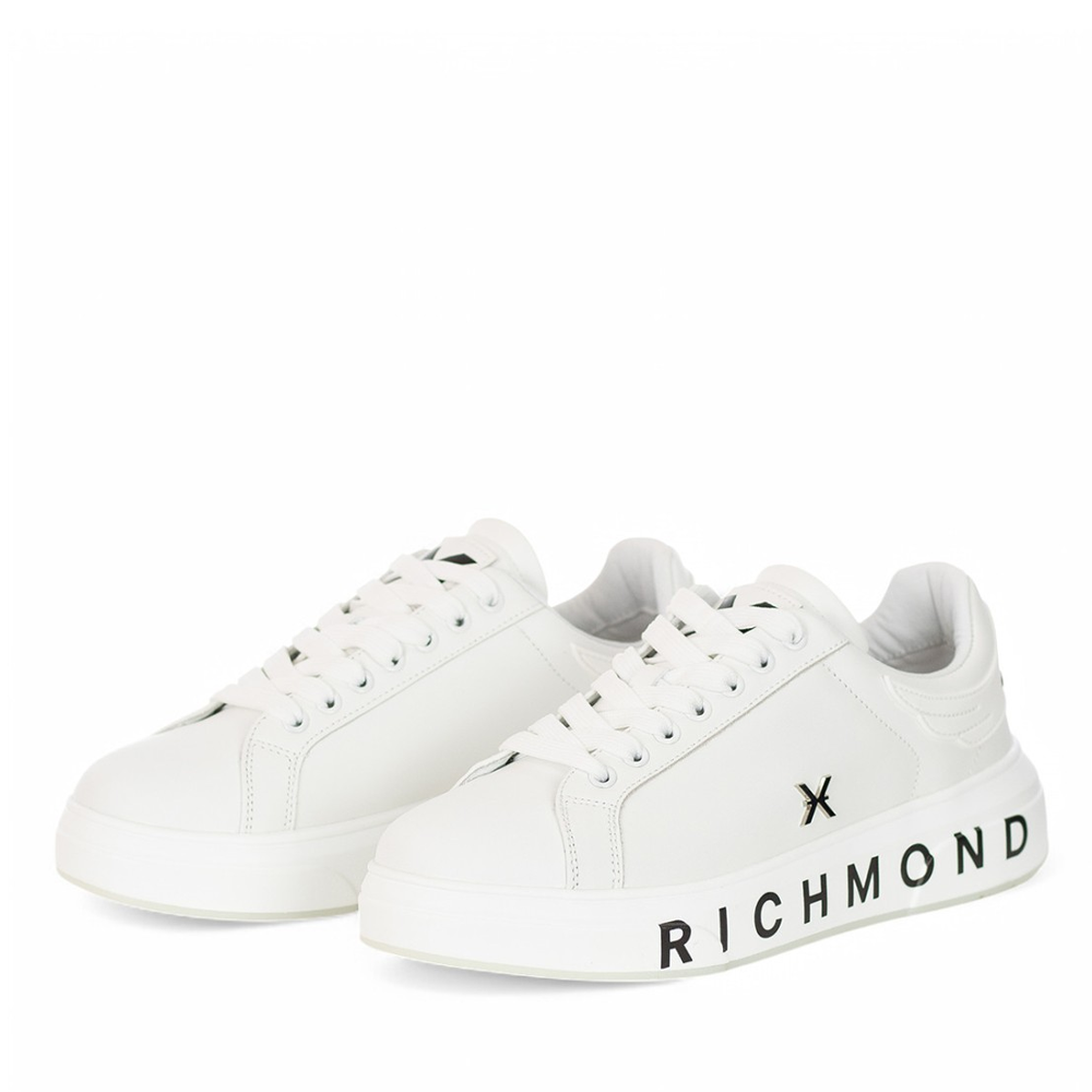 JOHN RICHMOND men's white leather shoes 2269BP27302A