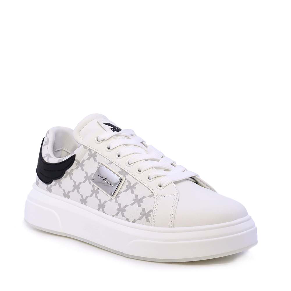 Pantofi bărbați JOHN RICHMOND albi din piele și sintetic 2261BP31019A - imagine 2