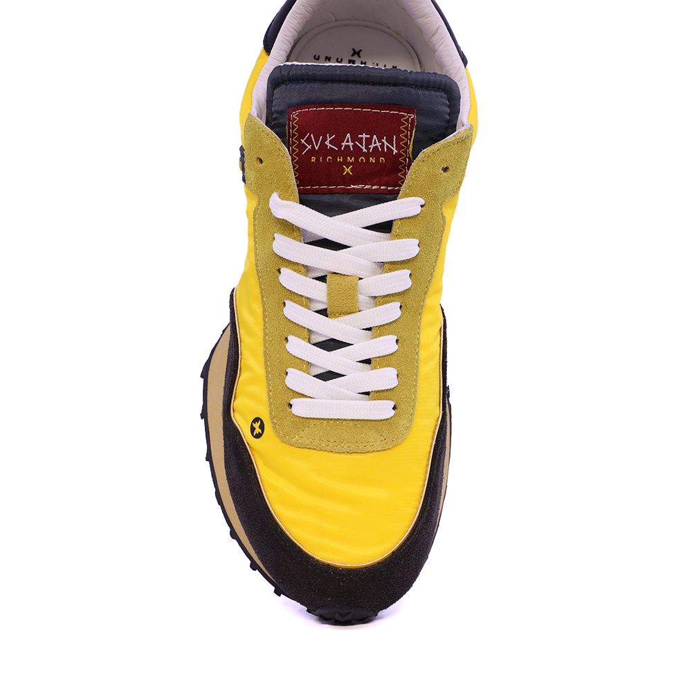 JOHN RICHMOND yellow men's shoes made of leather and textile 2269BP27320G