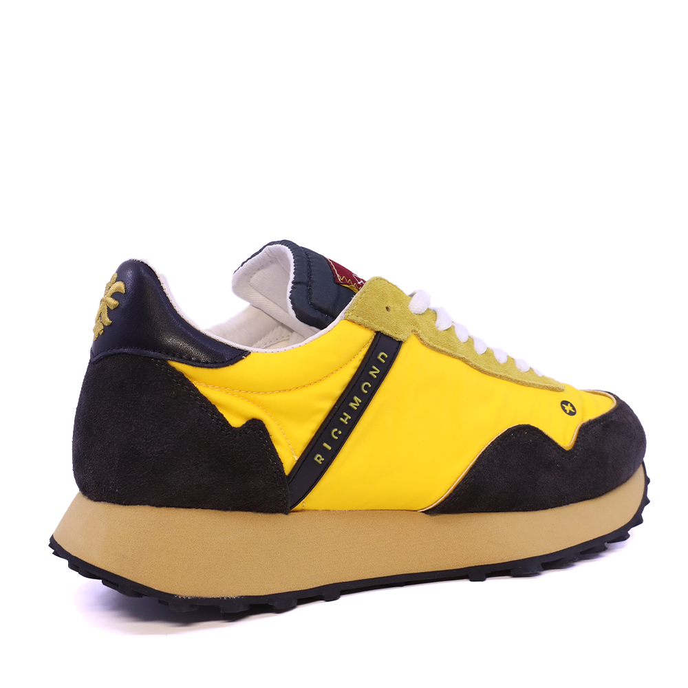 JOHN RICHMOND yellow men's shoes made of leather and textile 2269BP27320G