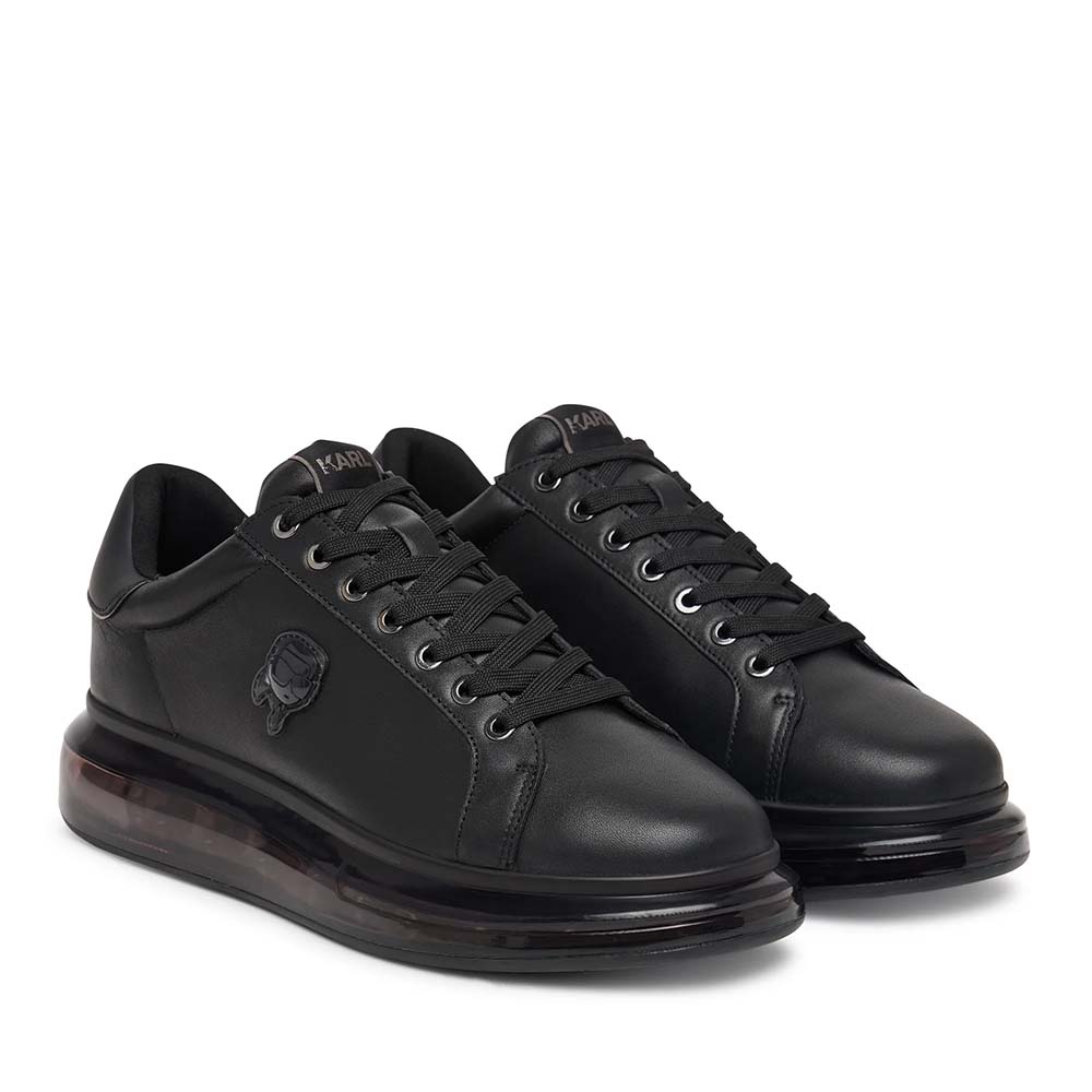 Sneakers bărbați Karl Lagerfeld Kapri Kushion NFT Relief negri din piele 2052BP52670N — imaginea 2