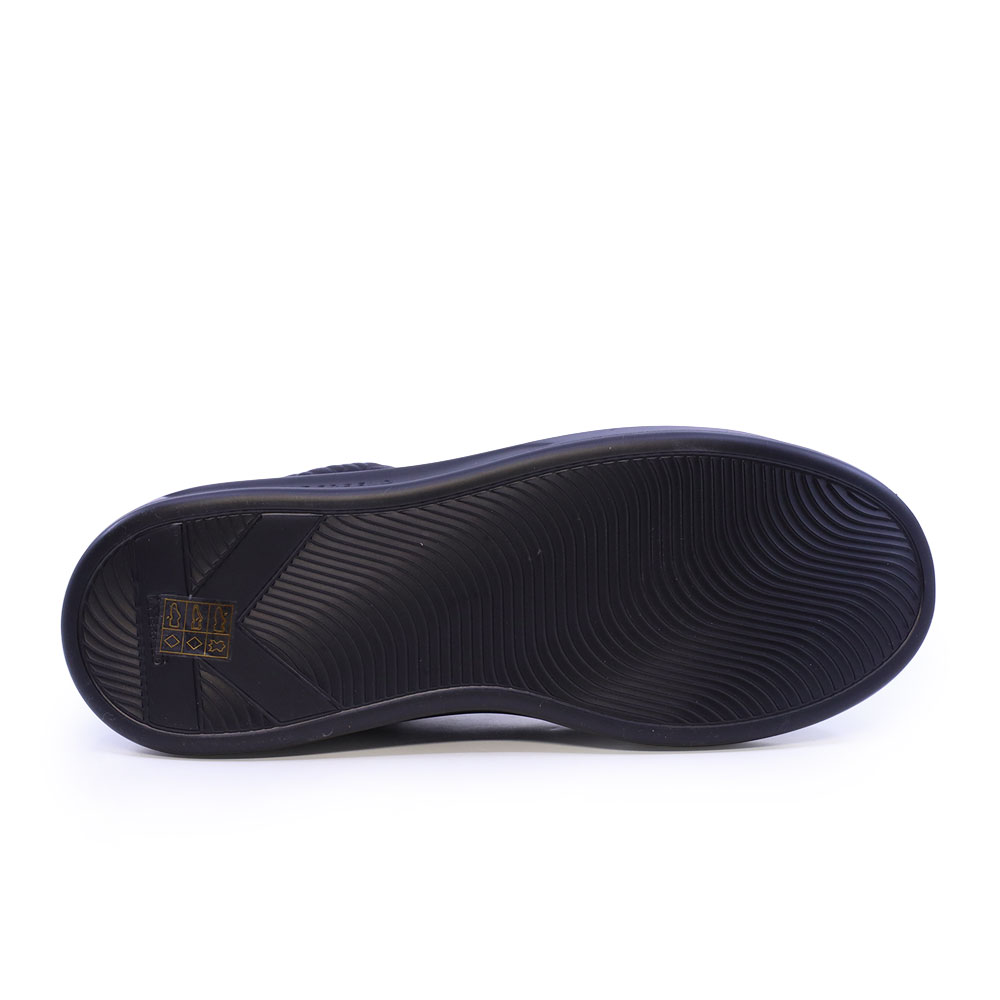 Sneakers bărbați Karl Lagerfeld Kapri Mens Monogram negri din piele 2052BP52549N