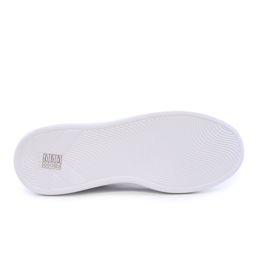 Sneakers bărbați Karl Lagerfeld Kapri Mens NFT Relief albi din piele 2052BP52570A