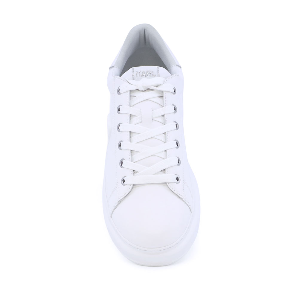 Sneakers bărbați Karl Lagerfeld Kapri Mens NFT Relief albi din piele 2052BP52570A