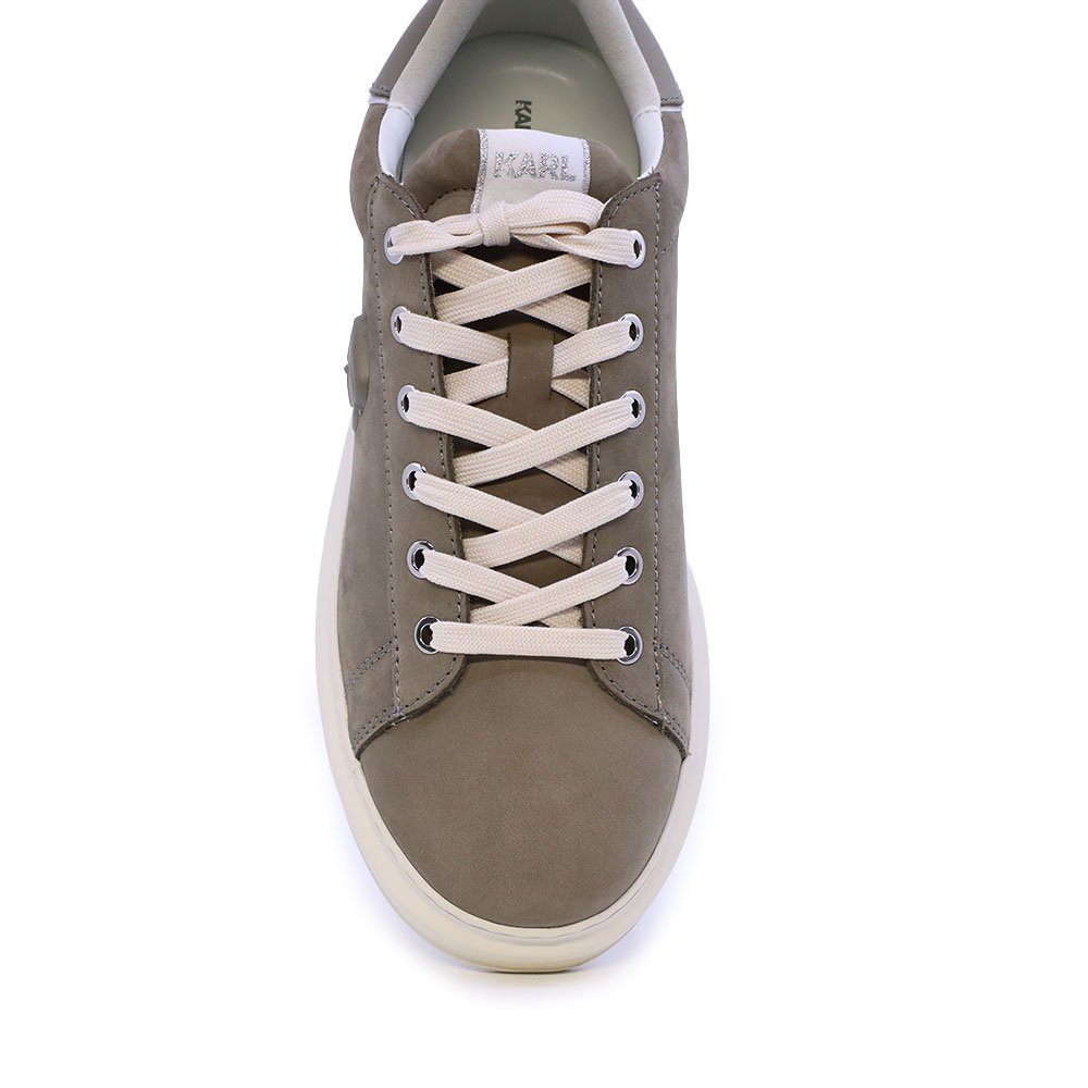 Sneakers bărbați Karl Lagerfeld KAPRI MENS NFT Relief Lo Lace kakidin piele 2052BP52572KA