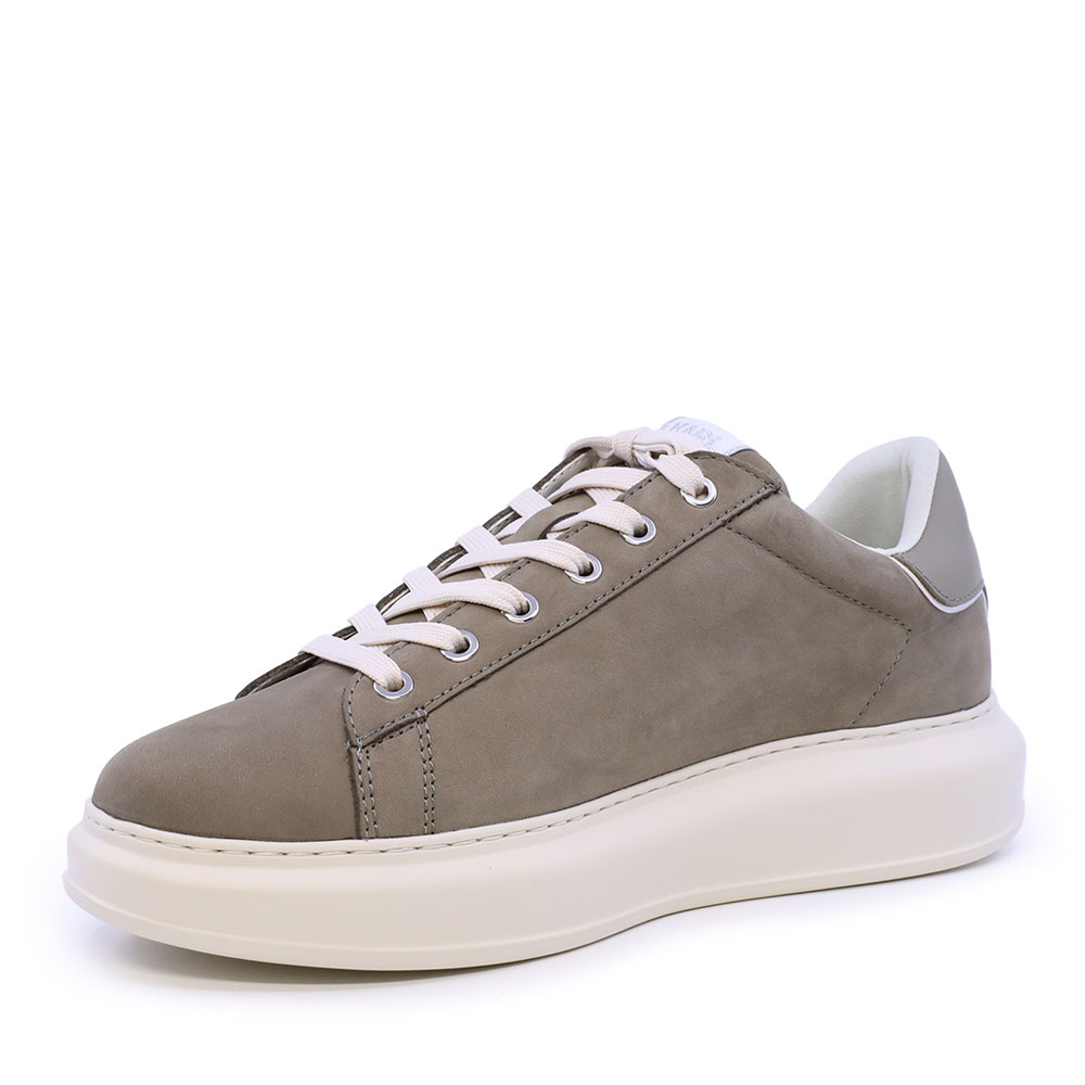 Sneakers bărbați Karl Lagerfeld KAPRI MENS NFT Relief Lo Lace kakidin piele 2052BP52572KA