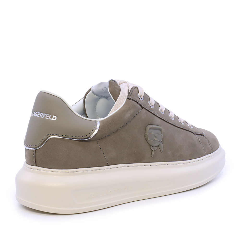 Sneakers bărbați Karl Lagerfeld KAPRI MENS NFT Relief Lo Lace kakidin piele 2052BP52572KA