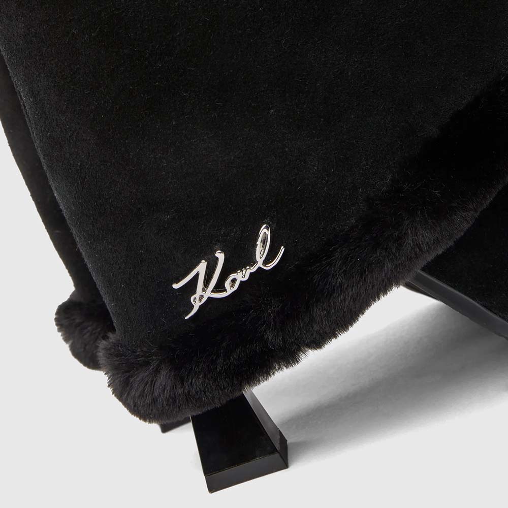 Cizme femei Karl Lagerfeld Debutante Winter Fold negre 2052DC32082VN