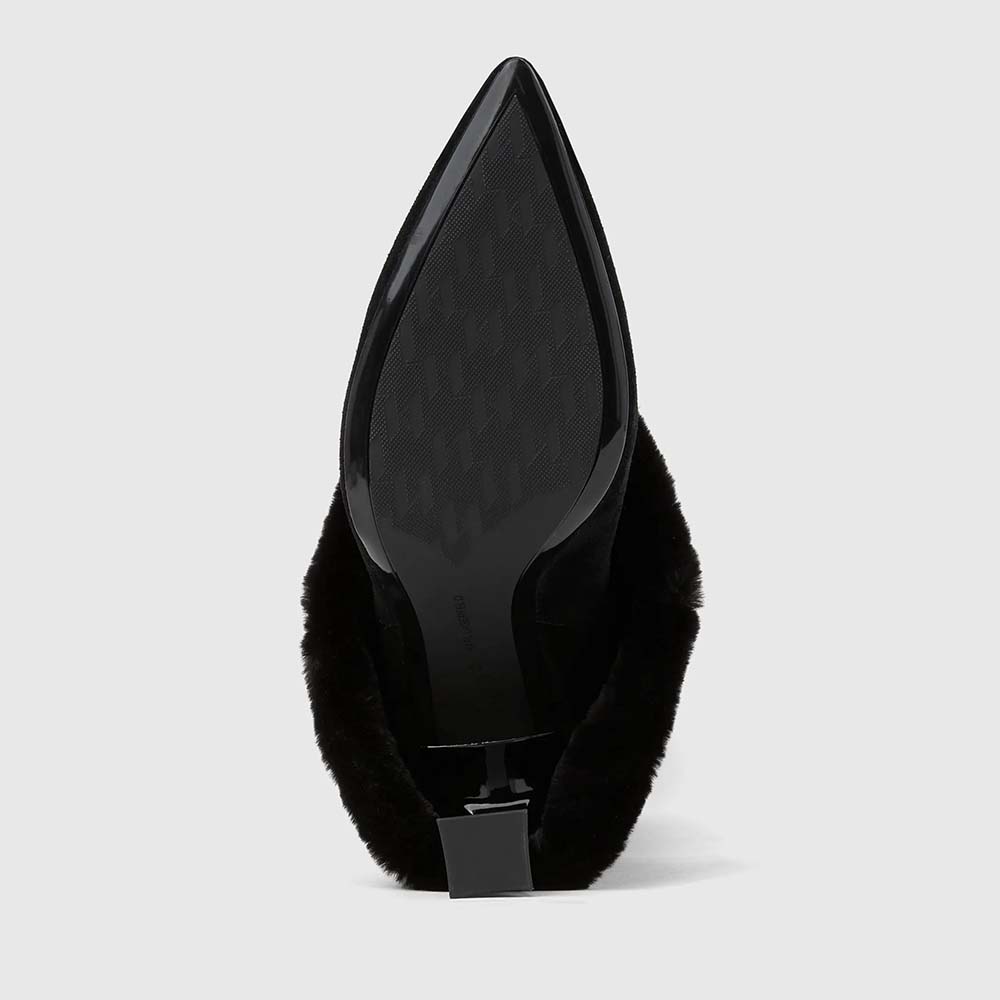 Cizme femei Karl Lagerfeld Debutante Winter Fold negre 2052DC32082VN