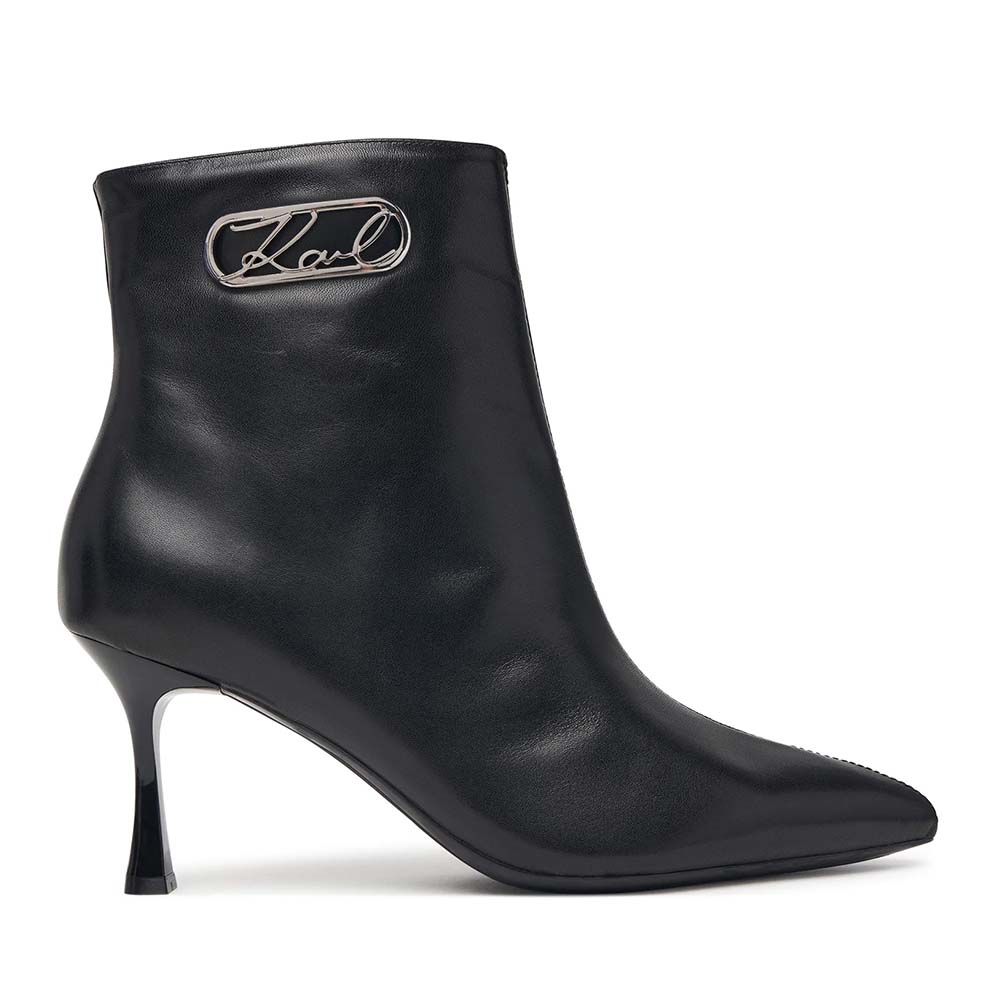 Ghete femei Karl Lagerfeld Sienna negre din piele 2052DG32745N