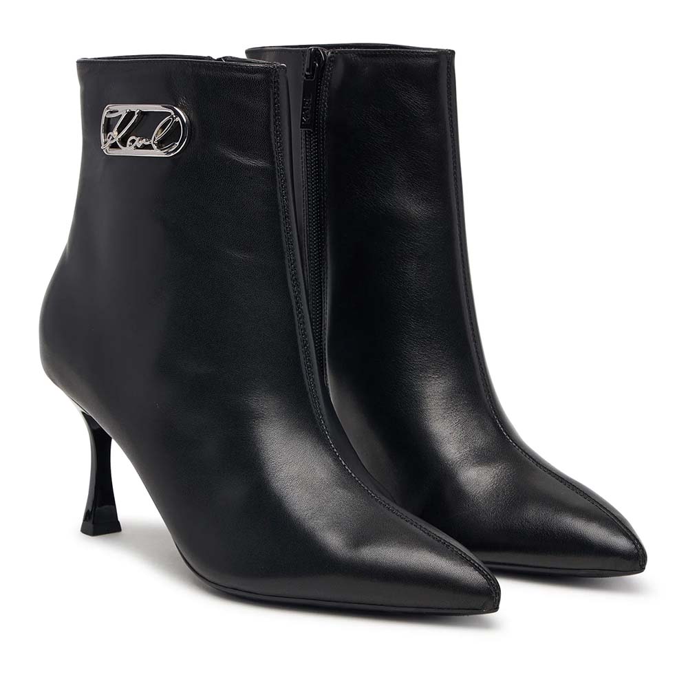 Ghete femei Karl Lagerfeld Sienna negre din piele 2052DG32745N