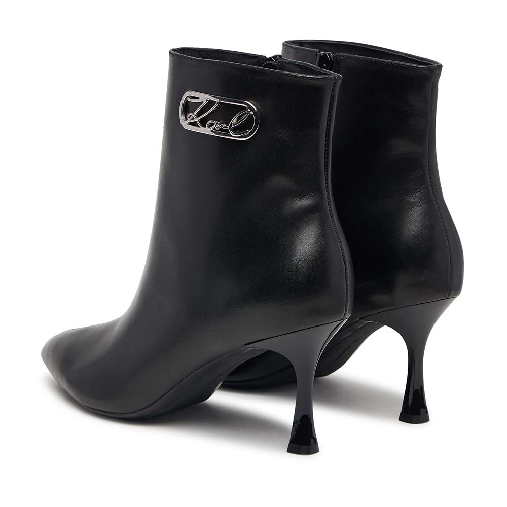 Ghete femei Karl Lagerfeld Sienna negre din piele 2052DG32745N