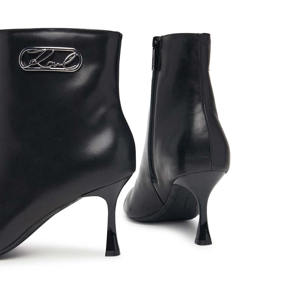 Ghete femei Karl Lagerfeld Sienna negre din piele 2052DG32745N