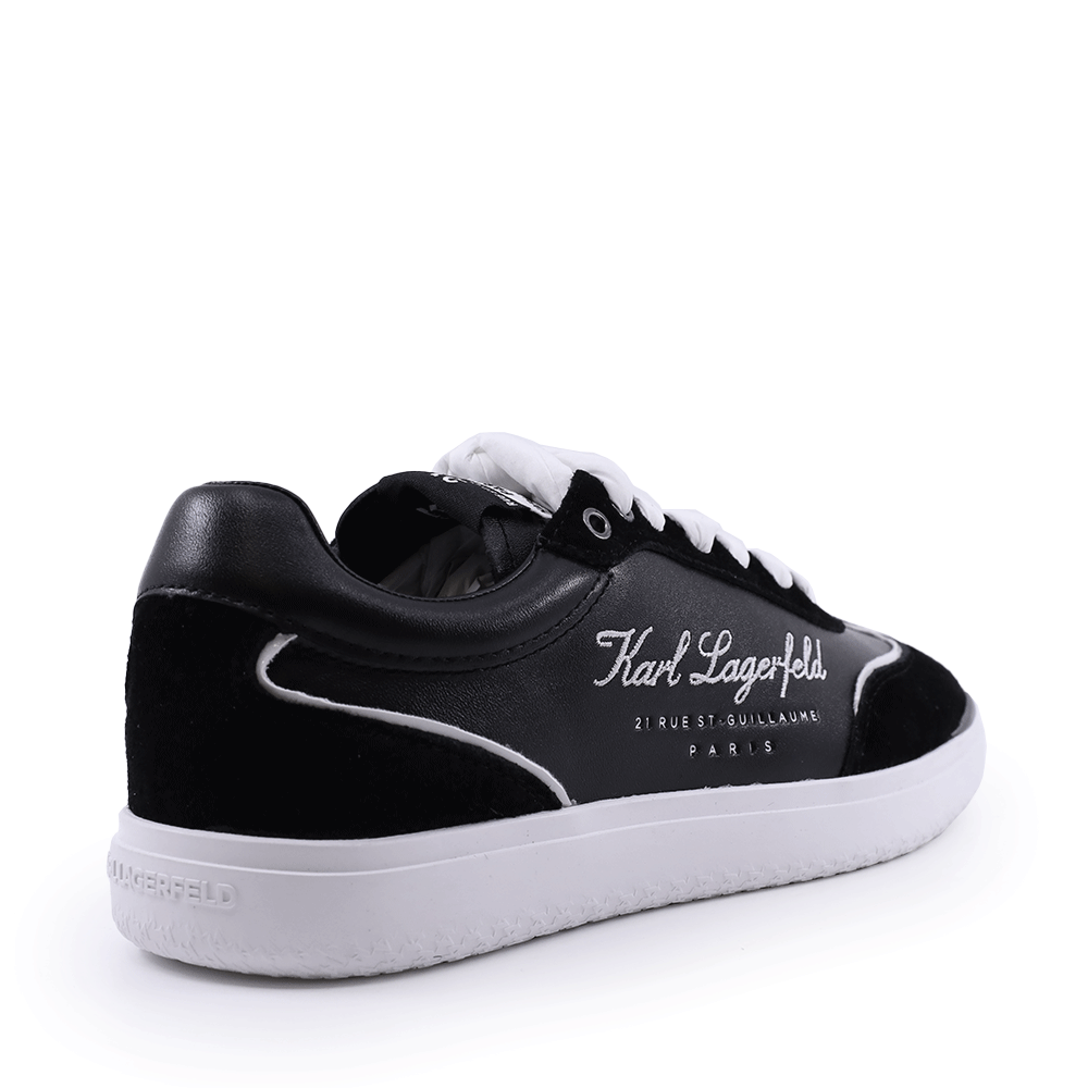 Sneakers Karl Lagerfeld Atlas Hotel Kapri Lo Lace negri din piele 2059DP63822N
