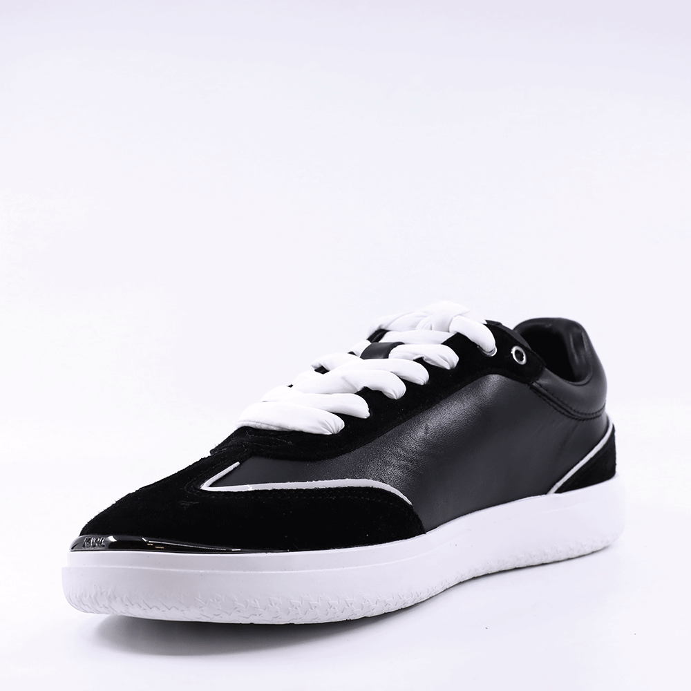 Sneakers Karl Lagerfeld Atlas Hotel Kapri Lo Lace negri din piele 2059DP63822N
