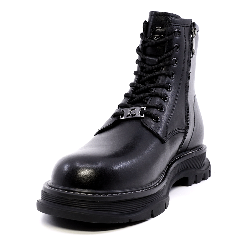 Ghete bărbați Luca di Gioia negre din piele  3910BG690N