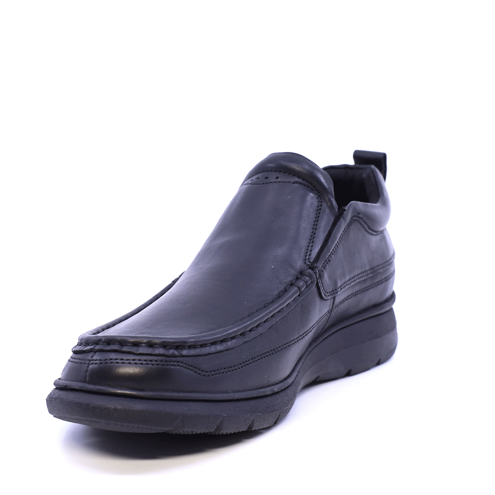 Ghete tip slip on bărbați  Luca di Gioia negre din piele 1132BG25319N
