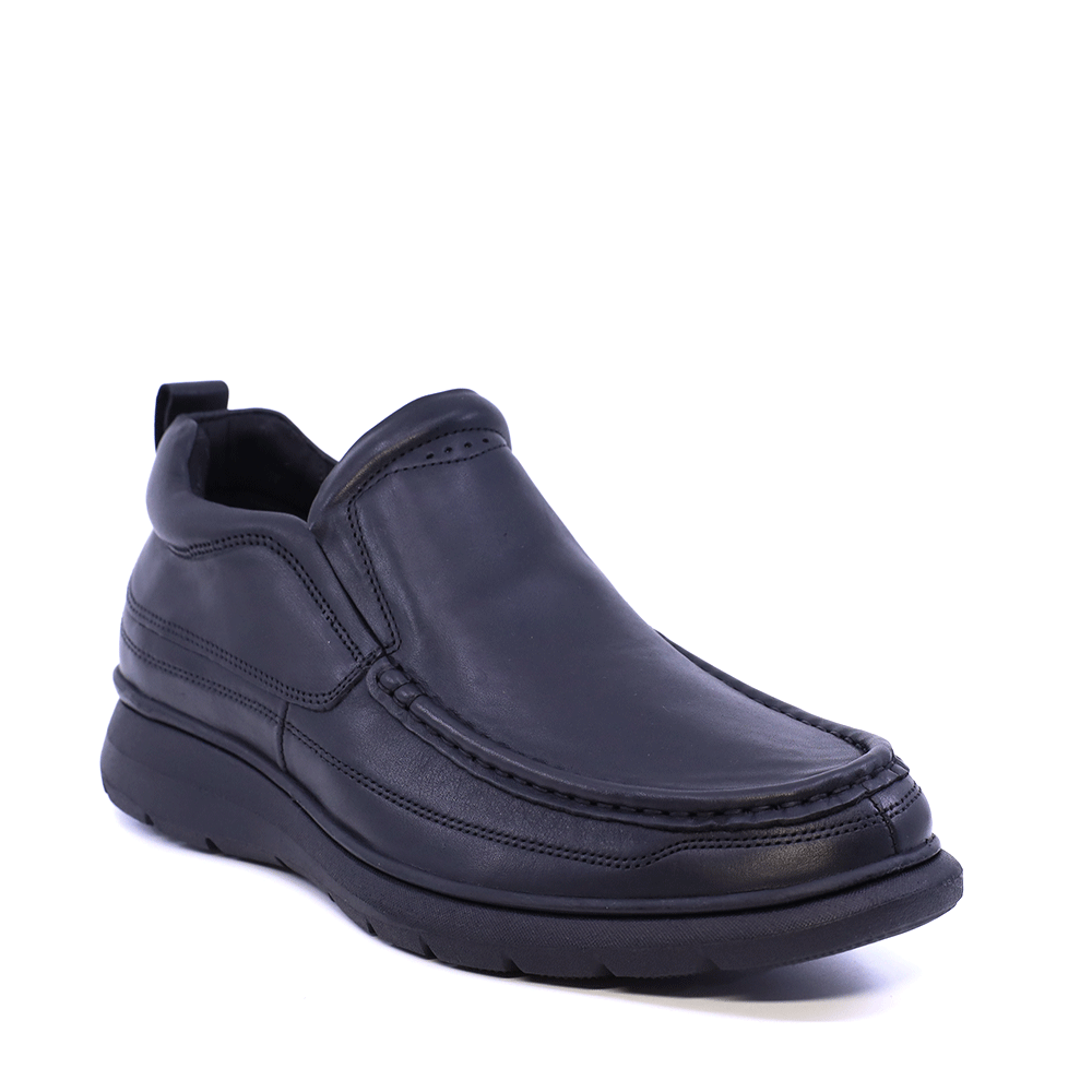 Ghete tip slip on bărbați  Luca di Gioia negre din piele 1132BG25319N