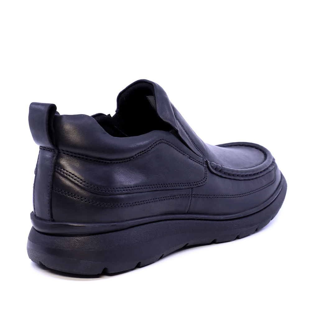 Ghete tip slip on bărbați  Luca di Gioia negre din piele 1132BG25319N