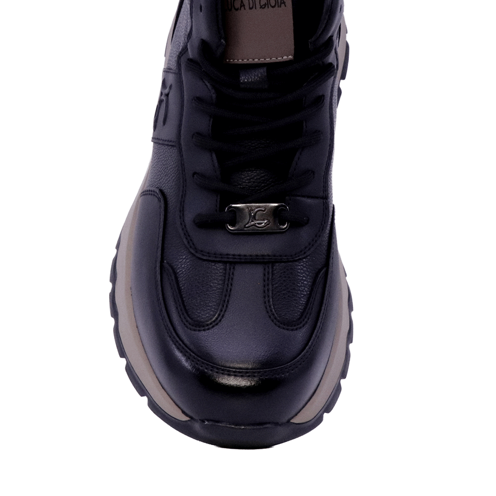 Sneakers high top bărbați Luca di Gioia negri 3912BG119N