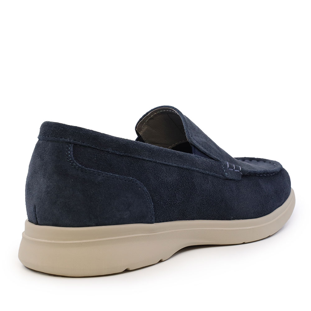 Mocasini bărbați Luca di Gioia bleumarin din piele întoarsă   2931BM1115VBL 