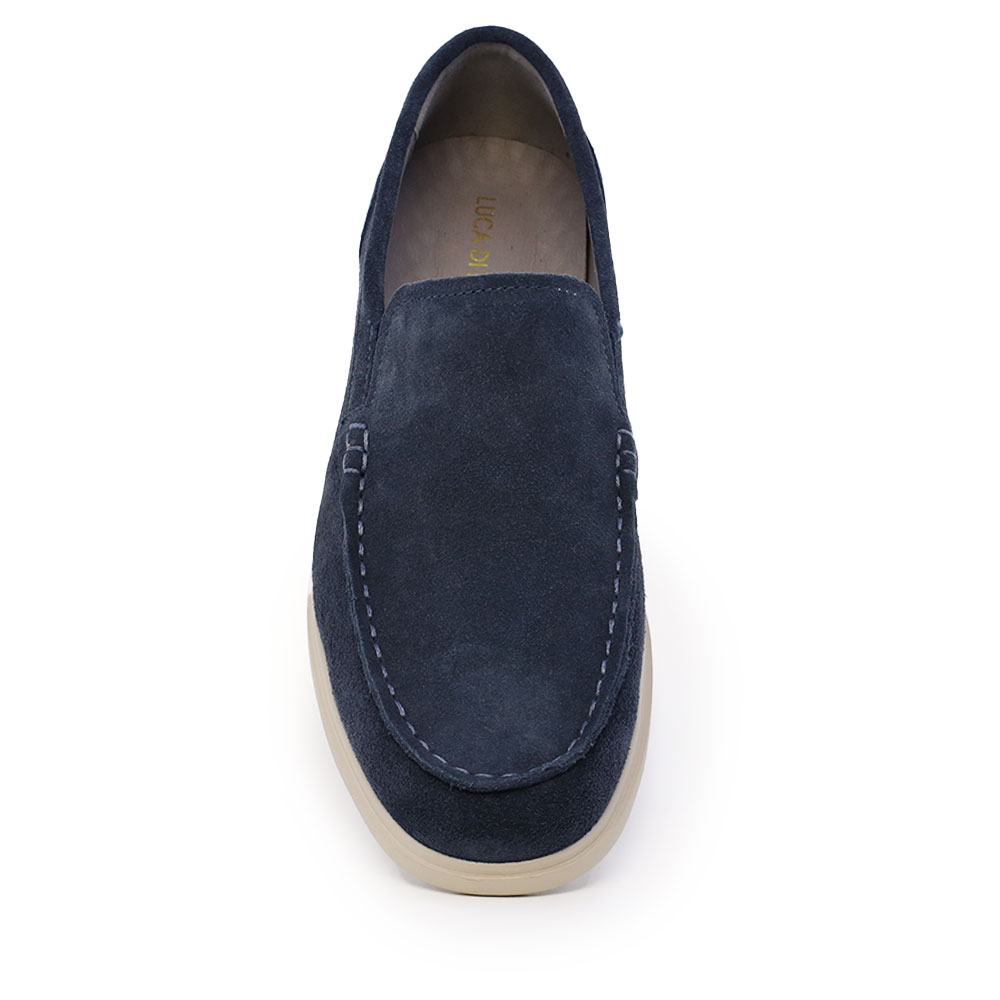 Mocasini bărbați Luca di Gioia bleumarin din piele întoarsă   2931BM1115VBL 