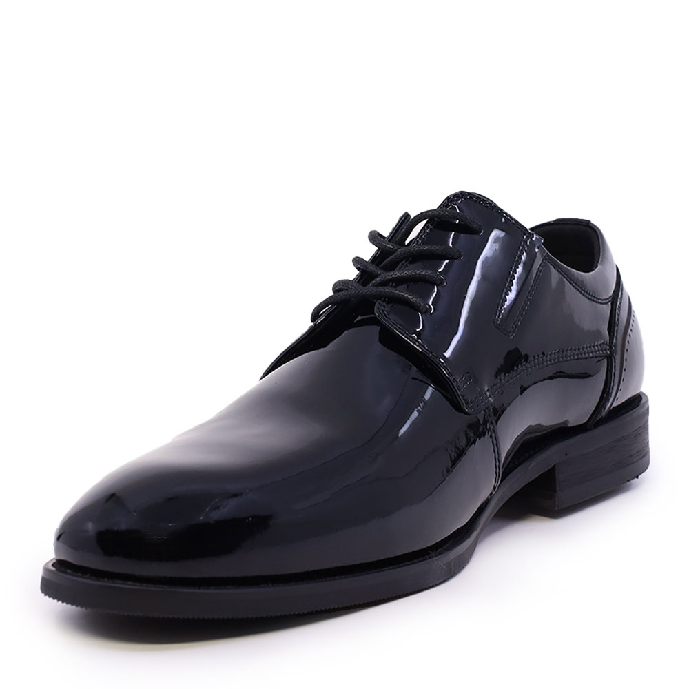 Pantofi derby bărbați Luca di Gioia negri din piele lăcuită 2931BP56508LN