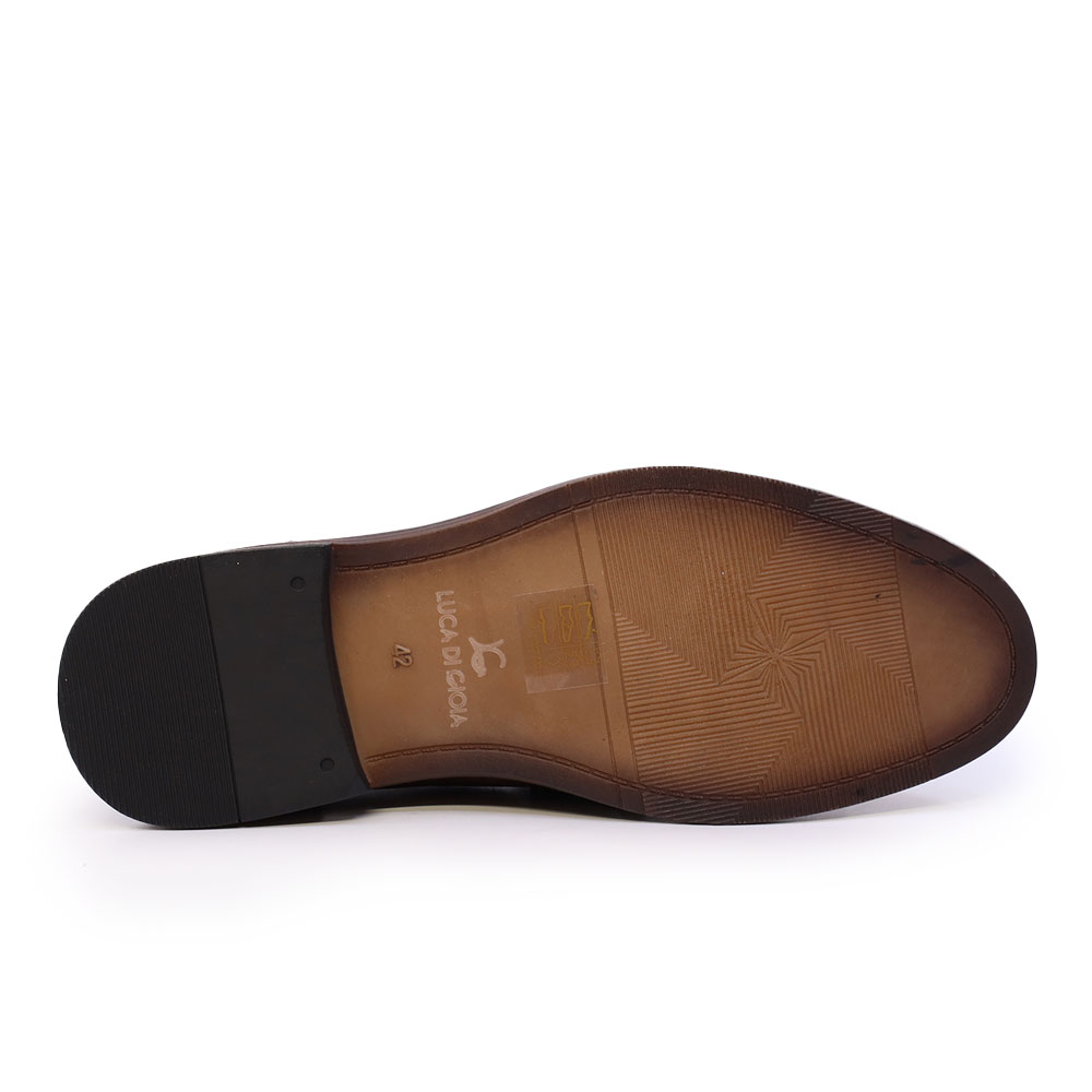 Pantofi loafers bărbați Luca di Gioia maro din piele întoarsă 2931BP6211VM