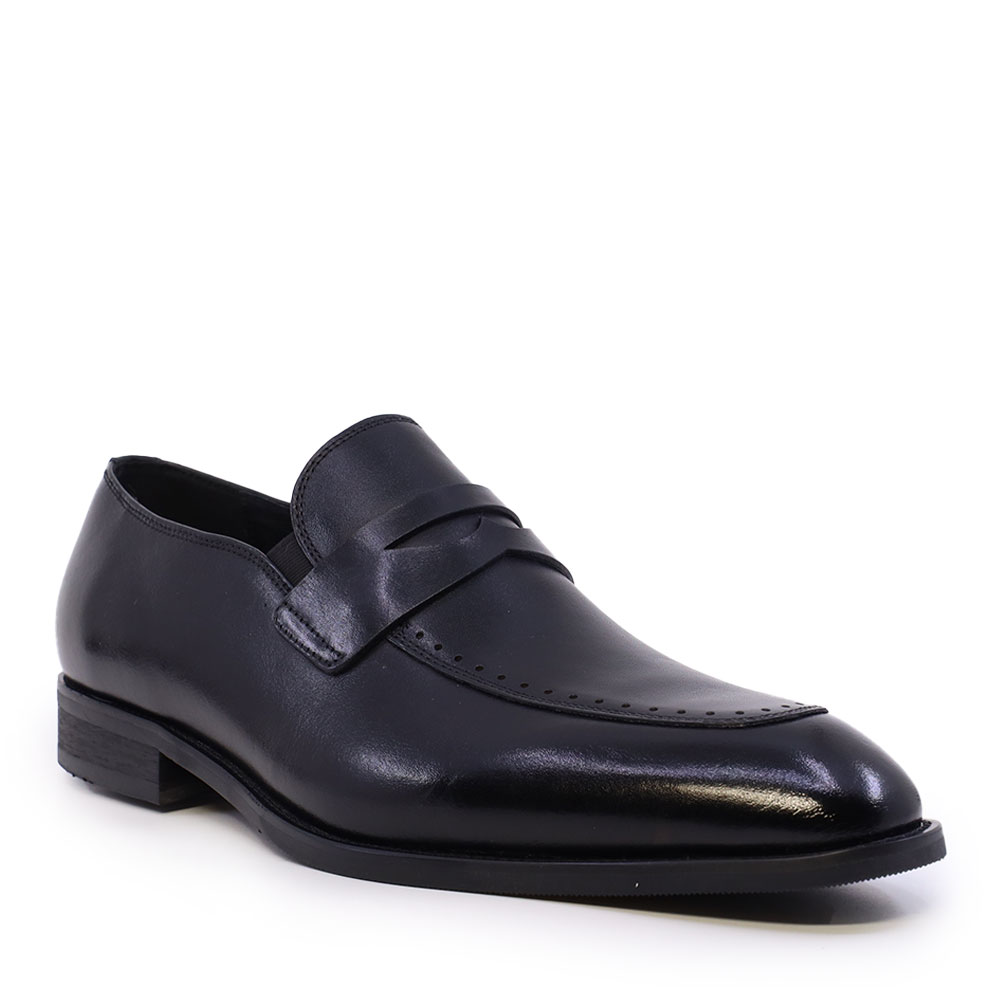 Pantofi loafers bărbați Luca di Gioia negri din piele  2931BP0811N