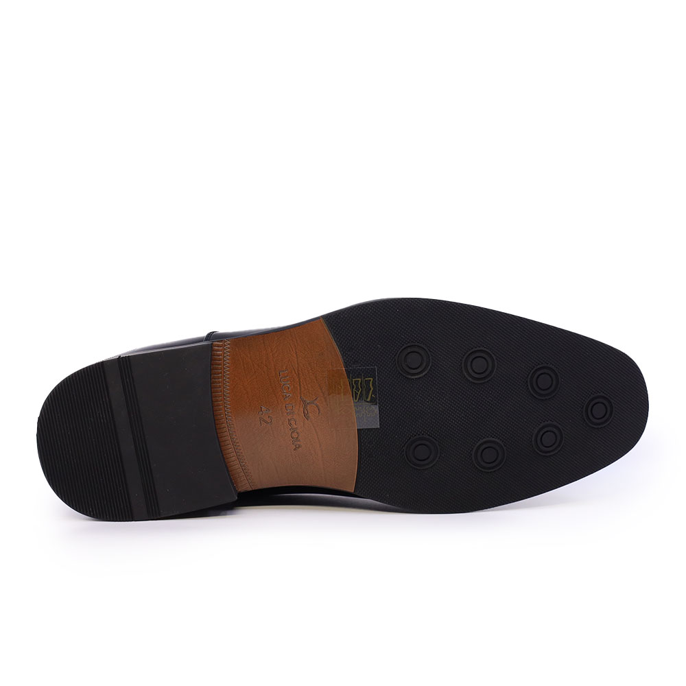 Pantofi oxford bărbați Luca di Gioia negri din piele lăcuită 2931BP56507LN