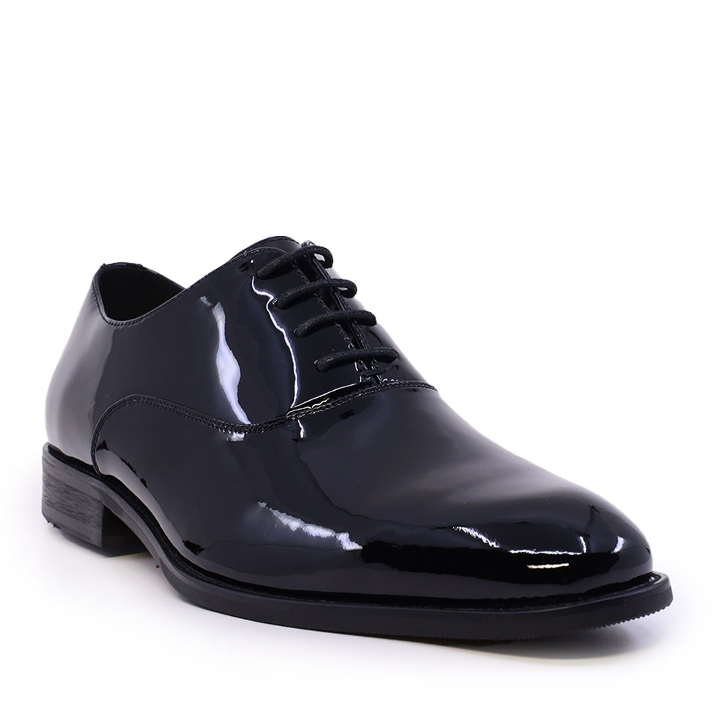 Pantofi oxford bărbați Luca di Gioia negri din piele lăcuită 2931BP56507LN - imagine 2