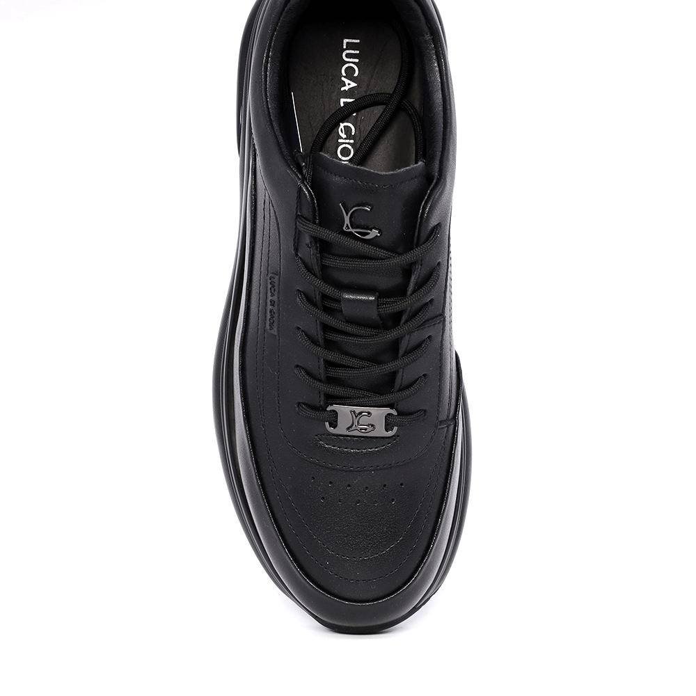 Luca di Gioia men's casual shoes black leather 3919BP644N