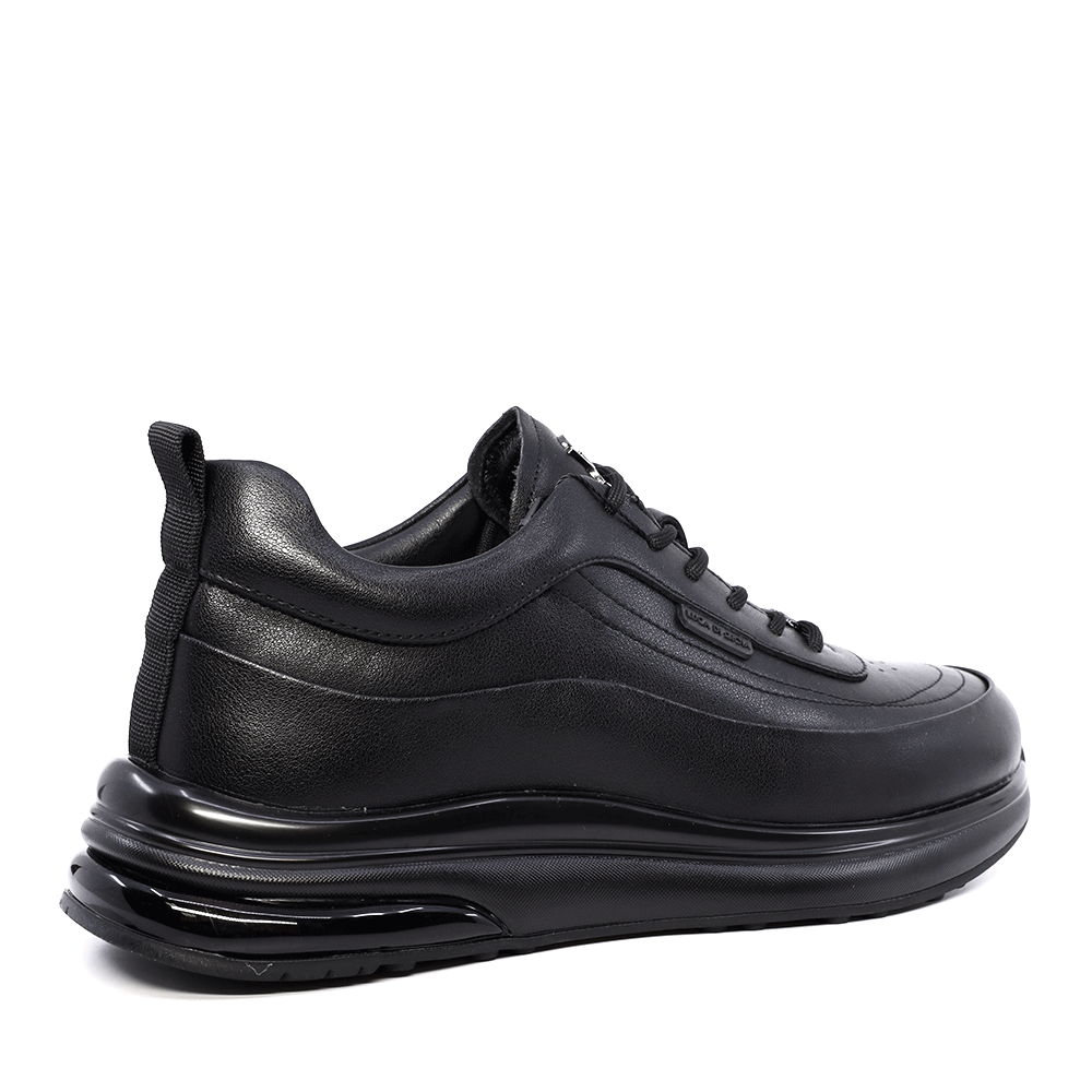 Luca di Gioia men's casual shoes black leather 3919BP644N