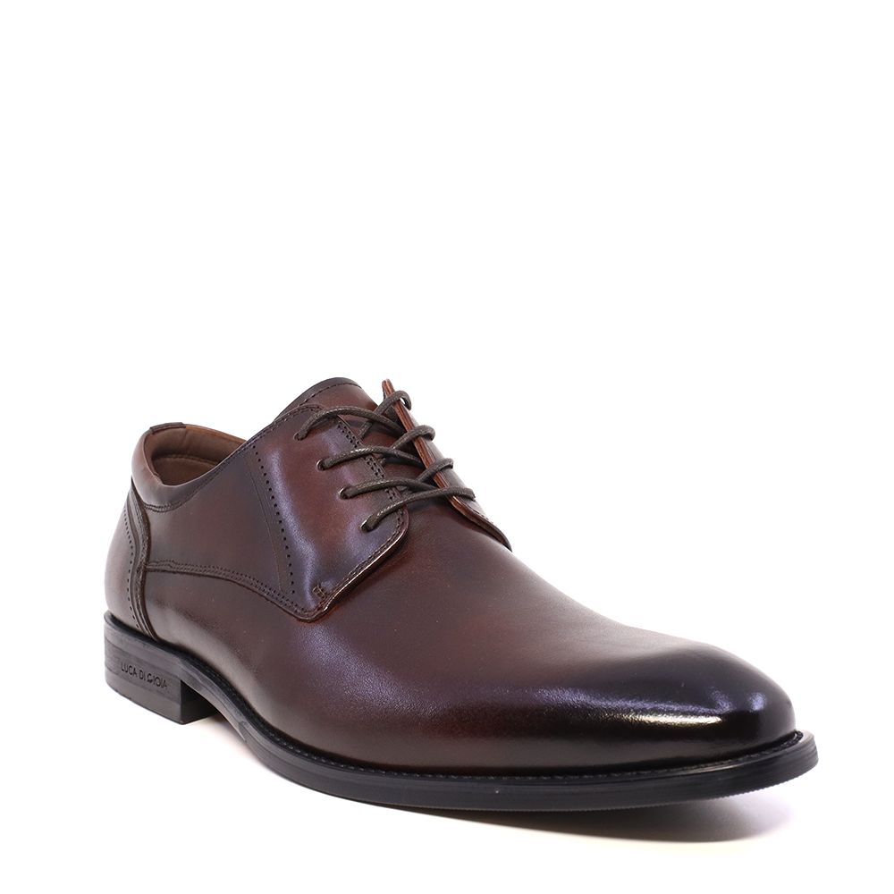 Pantofi derby bărbați  Luca di Gioia maro din piele naturală 2930BP56508M - 1 | YEO