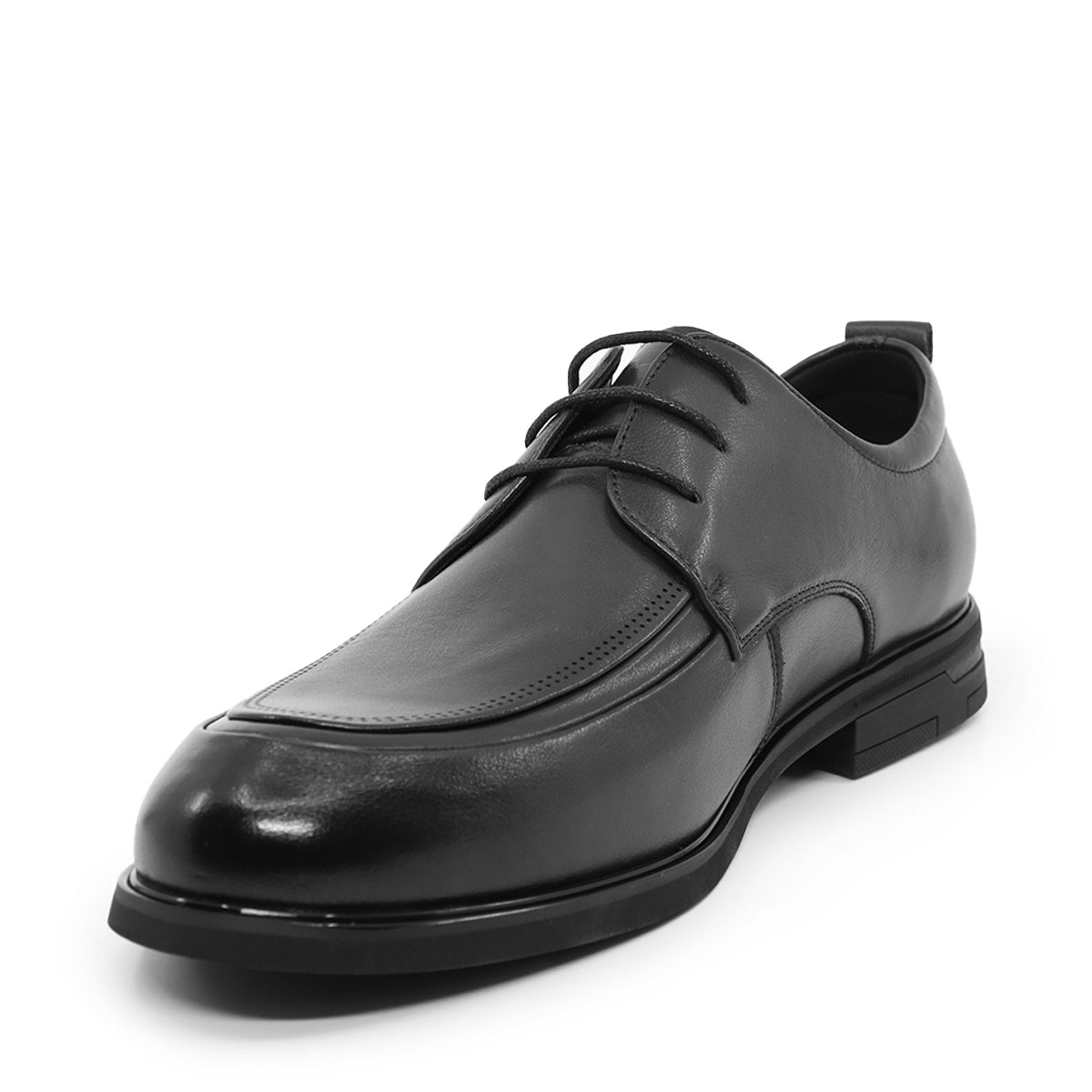 Pantofi derby bărbați Luca di Gioia negri din piele 1320BP610N